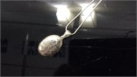 Sterling Silver Chain with Locket KJC