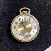 Vintage S. Bend Silver 17 Jewel Pocket Watch