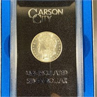 1885-CC Morgan Silver Dollar GEM BU GSA
