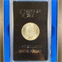 1881-CC Morgan Silver Dollar GEM BU GSA