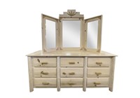 Furniture Pine Dresser w/ Mirror Southwest Style