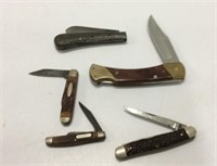 Bag of Five Vintage Pocket Knives K16C
