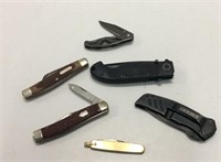 Bag of Six Pocket Knives K16C