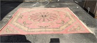 Large Pink Area Rug M9A