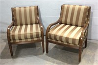 Pair of Neoclassical Arm Chairs K9A