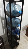 Plastic 5 Gal. Water Bottle Rack