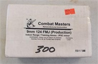Combat Masters 9mm Luger Ammunition