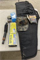 Gun Cleaning Kit, Rifle Case and Accessories