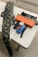 Camo Rifle Case, Cleaning Kit and accessories