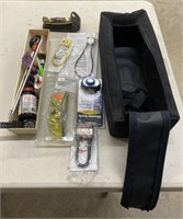 Selection of gun locks and maintenance equipment