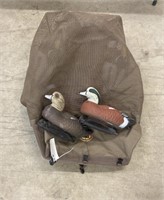 11 Assorted Duck Decoys & Final Approach Bag