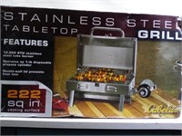 NIB Stainless Steel Tabletop Gas Grill