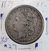 1879 Morgan Dollar XF