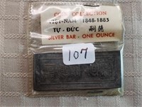 1848-1883 Viet Nam TV-DUC 1 Ounce Silver Bar