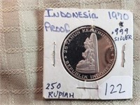1970 Indonesia 250 Rupiah 25th Anniversary of