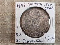 1972 Austira 50 Schillings 350th Anniversary of