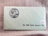 1980 PDS Dollar Souvenir Set UNC