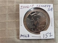 2006P Kennedy Half Dollar MS63