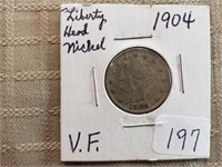 1904  Liberty Head Nickel VF