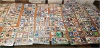 48 sheets over 425 football cards
