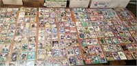 48 Sheets football cards over 425 cards