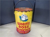 White Rose Oil Pail #2