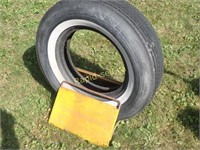 Vintage Garage Tire Holder