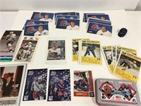 Hockey card collectibles
