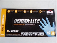 100ct Derma-Lite Nitrile Gloves