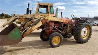 Massey Harris 44 Tractor c/w Loader Tractor