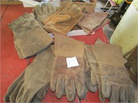 6+ PAIRS OF WELDING GLOVES