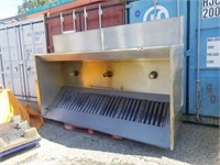 111 inch stainless steel fire canopy