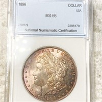 1896 Morgan Silver Dollar NNC - MS66