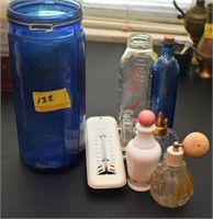 THERMOMETER AND BOTTLES