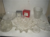 Crystal Bowls, Platters, Votives