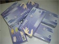 6 Boxes Nitrile Gloves, Medium