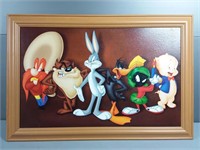 Framed Looney Tunes Characters