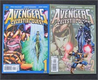 (2) 2001 Marvel Avengers: Celestial Quest Comics