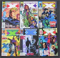 (6) 1998 - 1999 Marvel Mutant X Comic Books