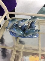 Dolphin statuary