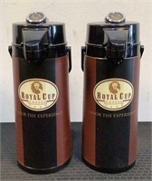 (2) Royal Cup Thermal Coffee Dispensers