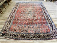 Persian Hand Knotted Wool Rug.