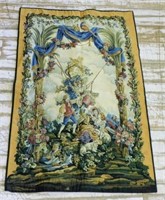 Belgian "The Swing" Flemish Tapestry.