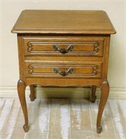 Louis XV Style Oak Side Cabinet.