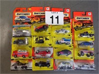 16 Matchbox Cars