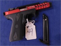 Ruger Lite 22/45 Mod. 03910 Red Anodize 22LR Auto-