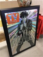 Large Elvis hologram TV guide cover