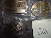 Dickey John, Bush Hog, Twin Disc belt buckles