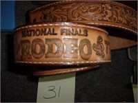 1977 Hesston belt Nat Rodeo