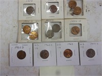 13 wheat pennies